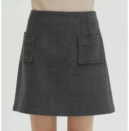 Molly Wool Blend Skater Skirt