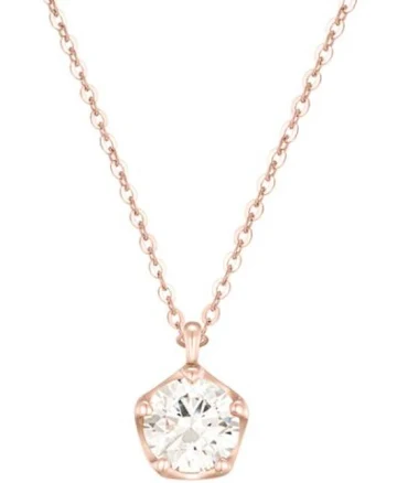 J.estina Whitemond 14k Necklace Jjjtnq4bf069r4420 14k Rose Gold Cubic