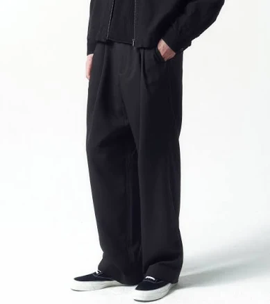 INSILENCE Double Pleats Draped Pants