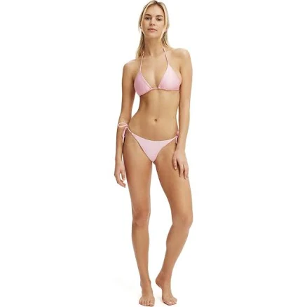 Cotton On Women's String Triangle Bikini Top