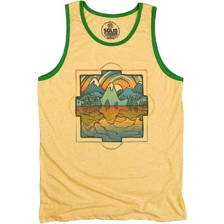 Vintage Reflections Artistic Nature Graphic Tank Top