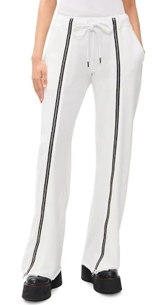 R13 Zippered Wide Leg Sweatpants