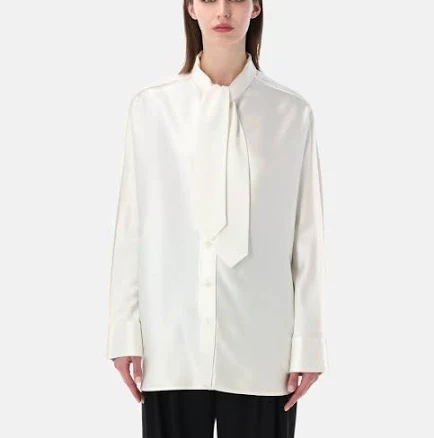 Bottega Veneta fluid silk satin shirt 40 IT