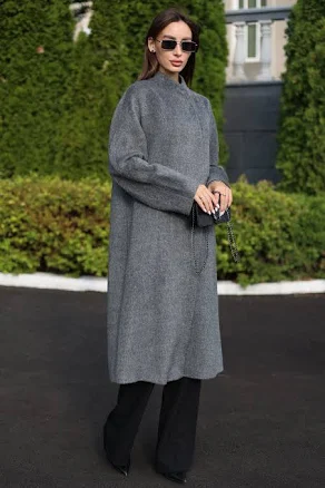 Alpaca Wool Blend Coat