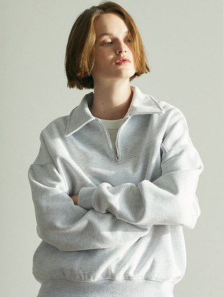 Half Zip Up Sweatshirt