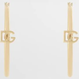 Dolce & Gabbana Women's Creole DG Logo Hoop Earrings