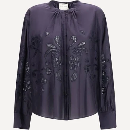 FORTE_FORTE Embroderied Cotton Shirt