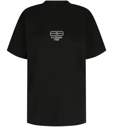 Balenciaga Women's Medium fit Cotton T-shirt