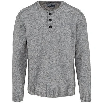 The Simple Man Men's Durable Tri-Blend Henley Sweater