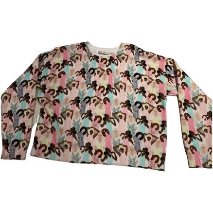 Alice & Olivia Multicolor Cotton Knitwear Jumper XS