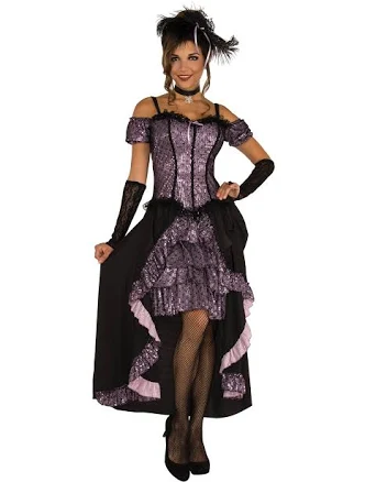 Dance Hall Mistress Women's Wild West Saloon Burlesque Costume