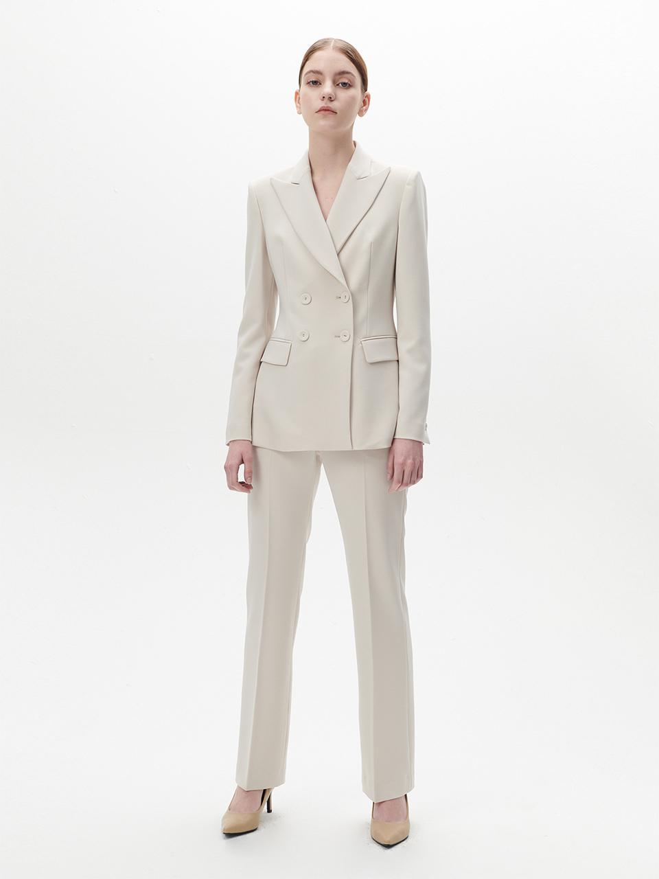 SIGNATURE FLARED PANTS [IVORY]