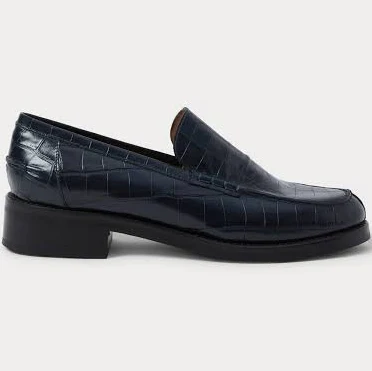 Rachel Comey Bancks Croc Embossed Leather Loafer