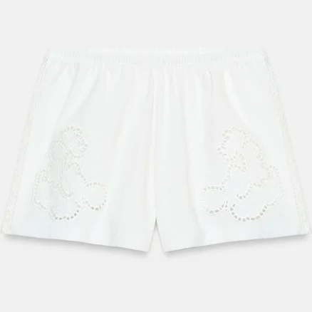 Zara Embroidered Shorts