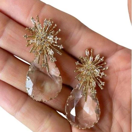 Erin McDermott Women's Champagne Drop Earrings