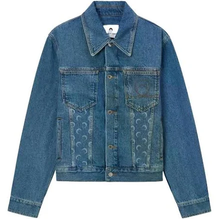 Marine Serre Men's Denim Jacket