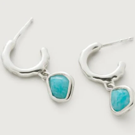 Monica Vinader Siren Mini Nugget Hoop Earrings