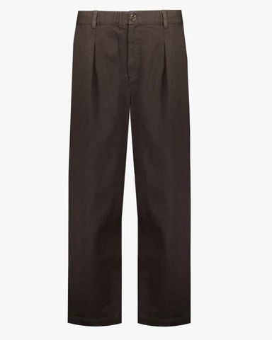 Lc Checked Loose-Fit Pants_Black