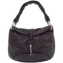 Bottega Veneta Ostrich Shoulder Bag