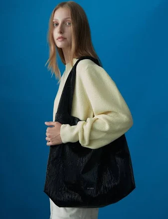 RE RHEE Leather Shopper Bag_Black by W Concept