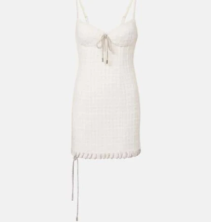 Embellished Tweed Minidress