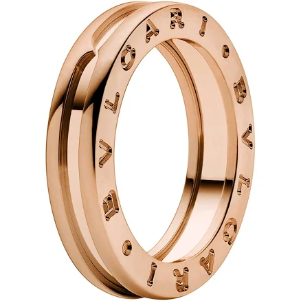 Bvlgari B.Zero1 18k Rose Gold 1-Band Ring