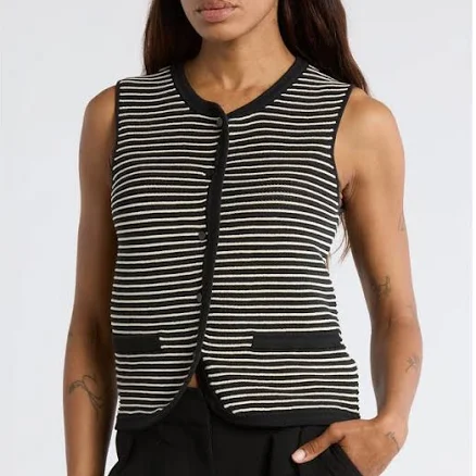 Rag & Bone Vivi Stripe Vest