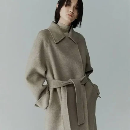 RE RHEE Handmade Wool Blend Coat