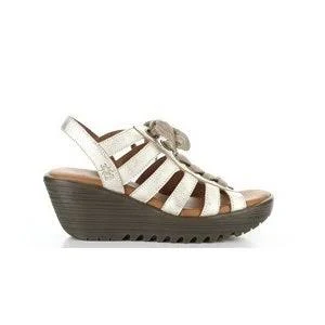 Fly London Litu European Comfort Sandal CHAMPAGNE / 42 / MEDIUM