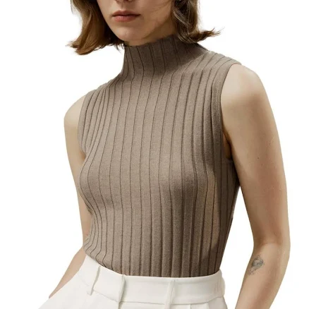 Lilysilk Silk-Cashmere Blend Knit Top for Women