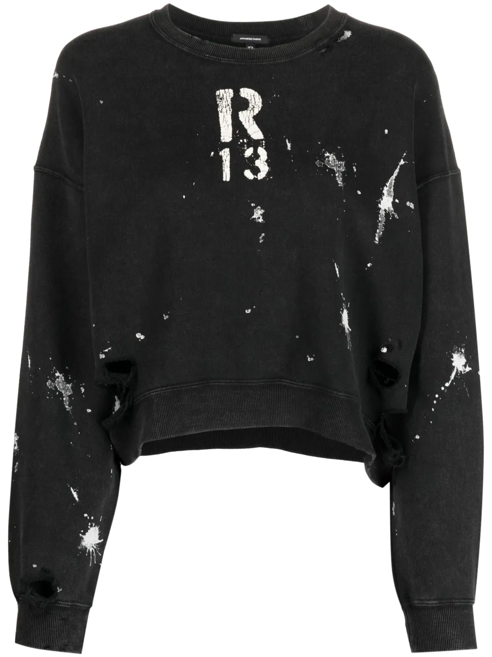 Paint Splatter-print Sweatshirt