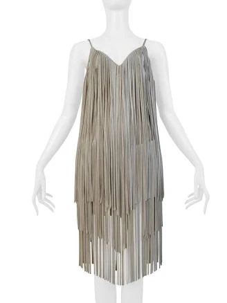 Alexandre Vauthier Fringe Mini Dress