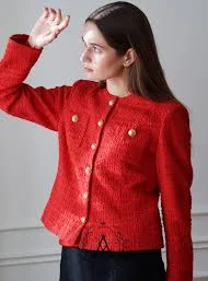 Queen's Classical Music Tweed Jacket, Red Queen's Classical Music Tweed Jacket, Red (Custom-made/Limited Edition)