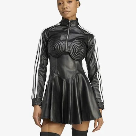 women Jacket adidas x Jeremy Scott Faux Leather Track Top