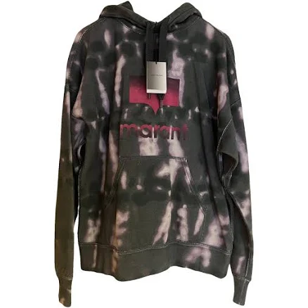 Isabel Marant Grey Tie-Dye Cotton Hoodie Sweatshirt XS