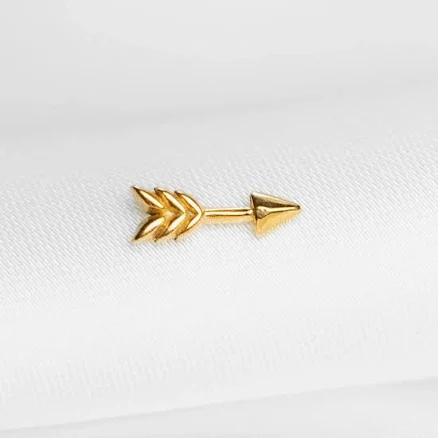 Minimalist Arrow Stud Earring