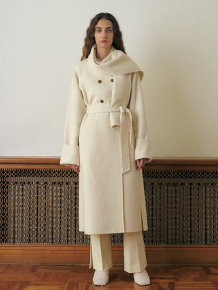 Handmade Wool Muffler Coat