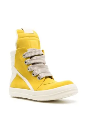 Geobasket Hi-top Leather Sneakers