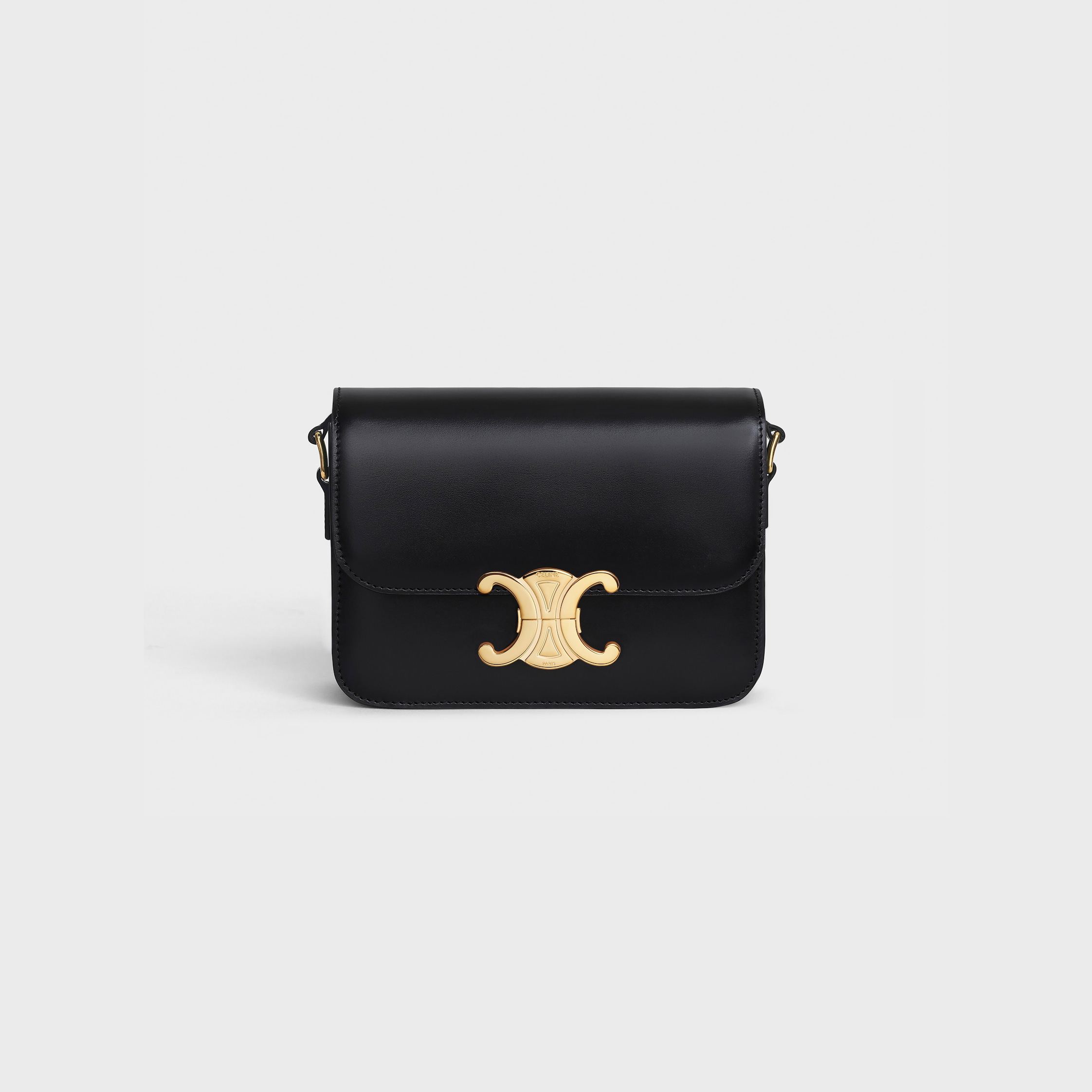TEEN TRIOMPHE BAG IN shiny calfskin