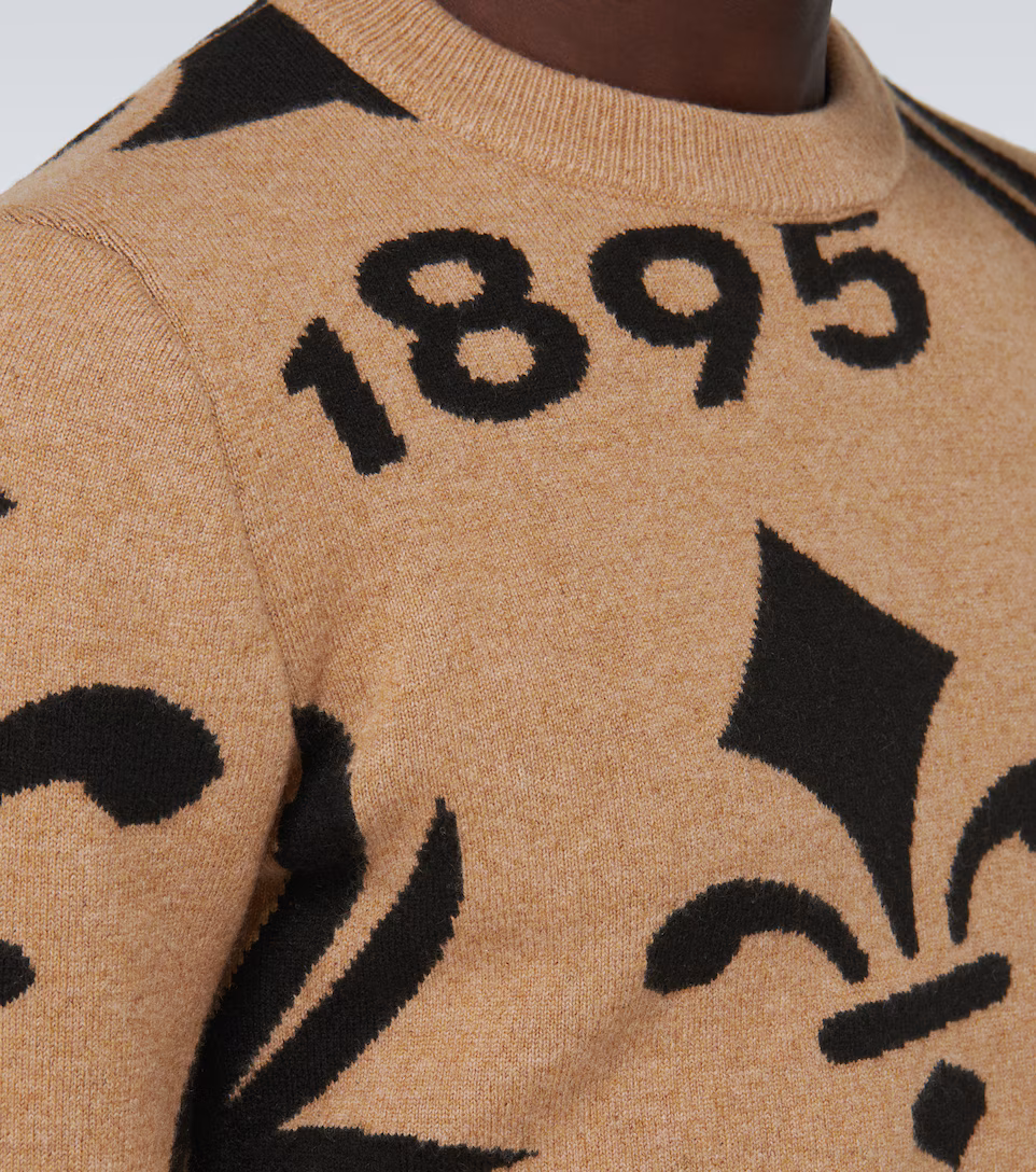 Crest Jacquard Sweater
