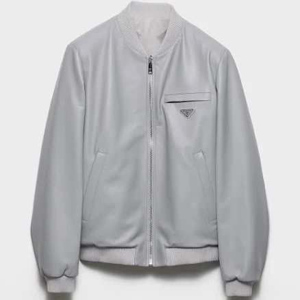 Prada Men's Nappa Leather Bomber Jacket