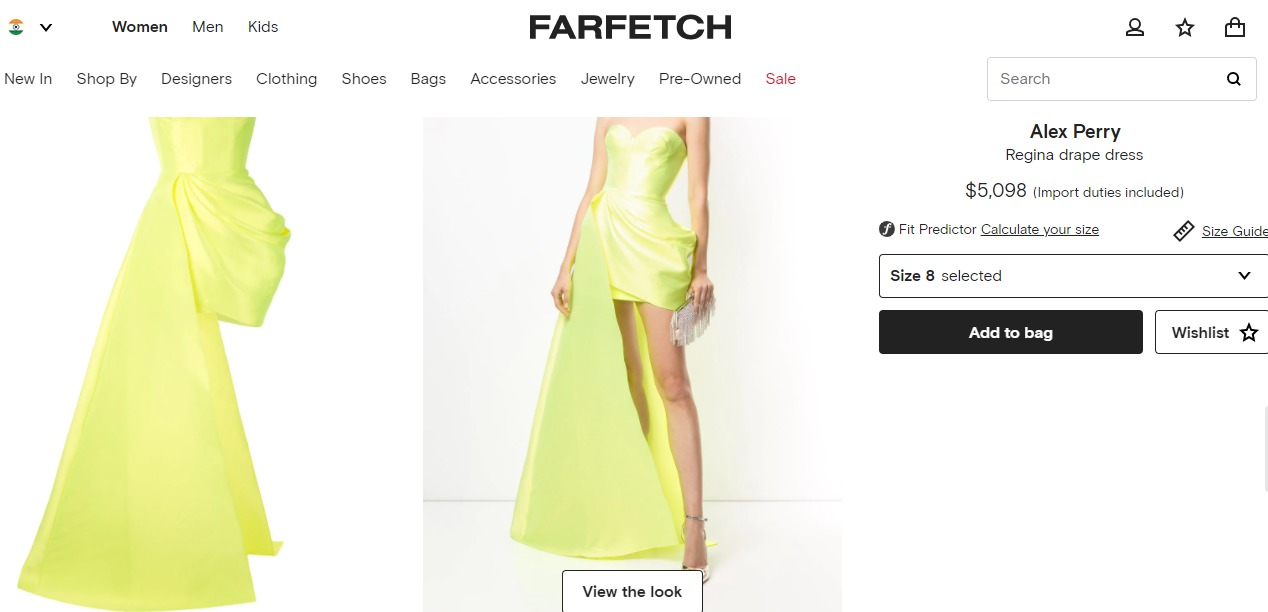 Regina Drape Dress