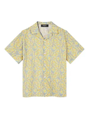 Camp Collar Button-up Shirt