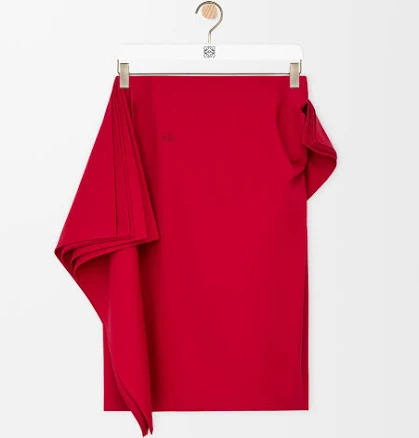 LOEWE Skirt In Cotton And Silk for Woman