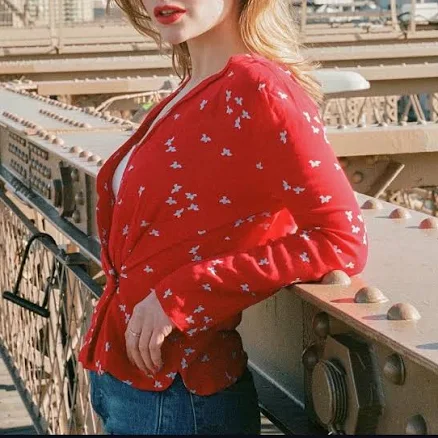 Rouje Eliza Wrap Blouse