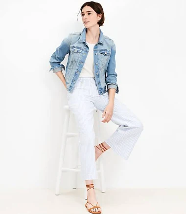 Loft Women's Denim Trucker Jacket