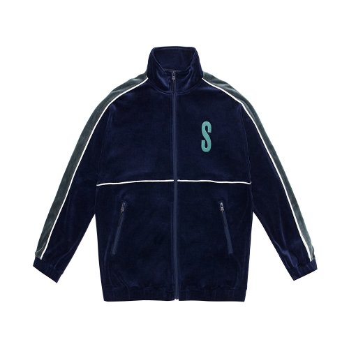Velvet Jersey Track Jacket
