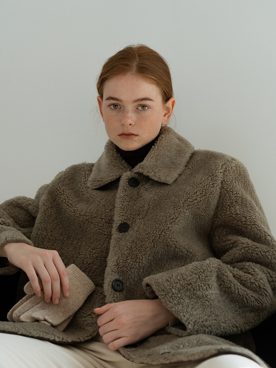 Boa Half Suede Coat