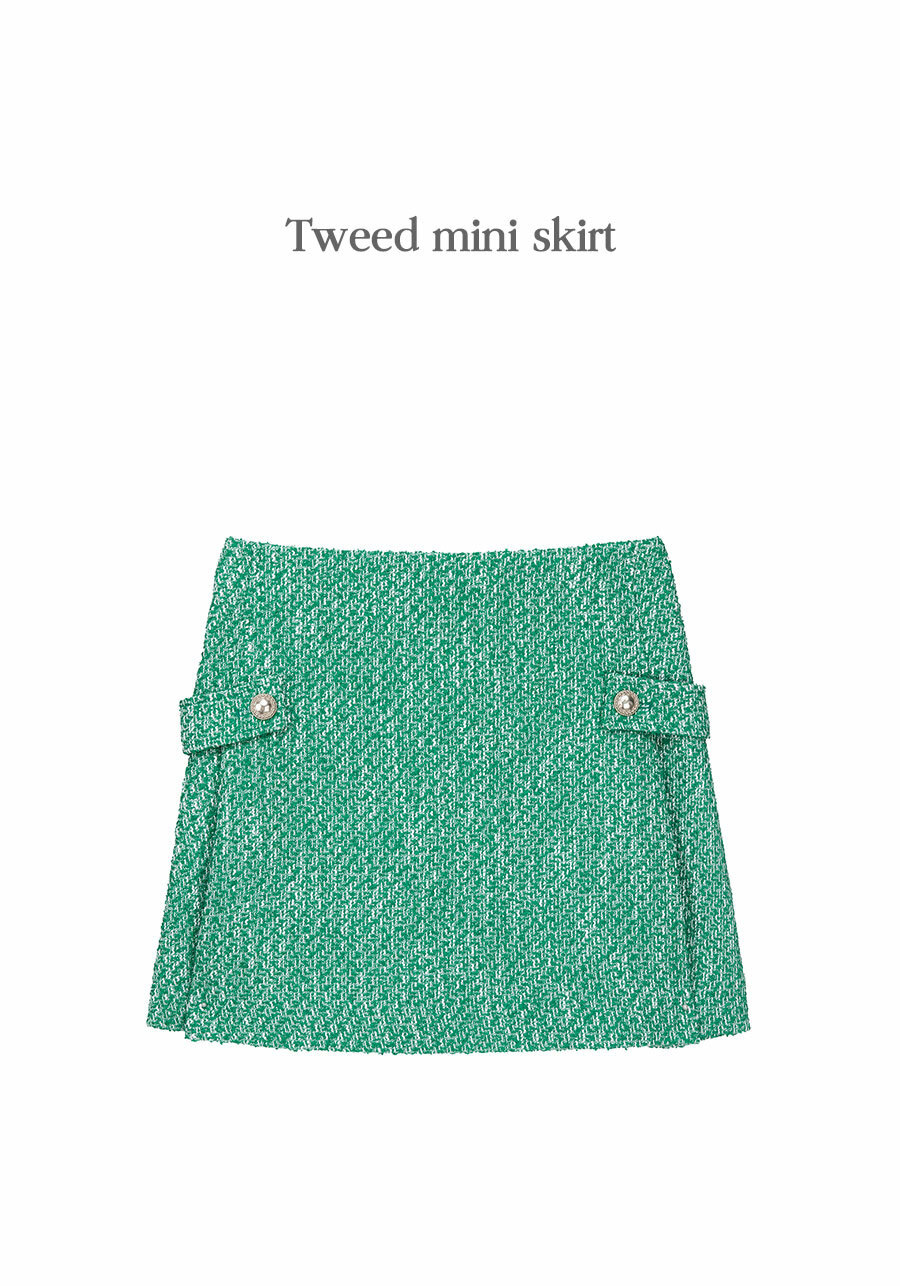 Tweed Mini Skirt