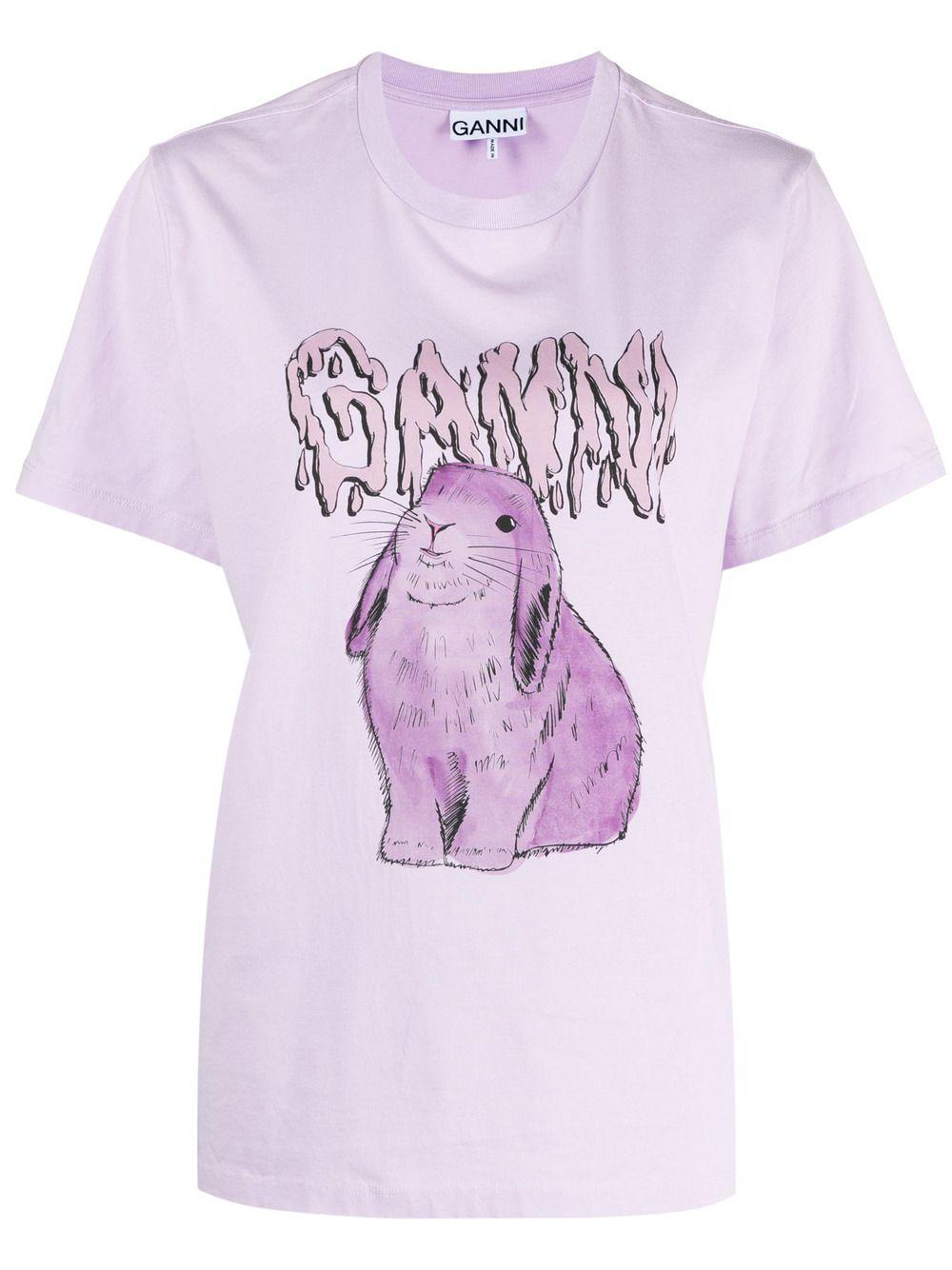 Bunny-print Logo T-shirt